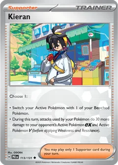 Kieran Poke ball Holo 113